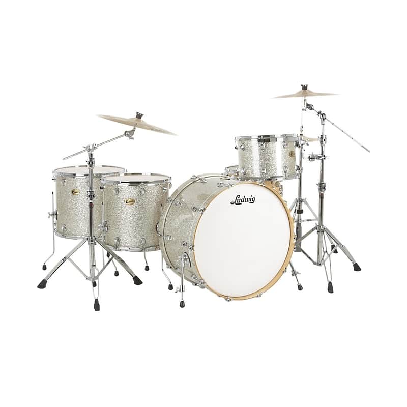 Ludwig Centennial Series Zep 10x14 / 16x16 / 16x18 / 14x26" Drum Set image 6