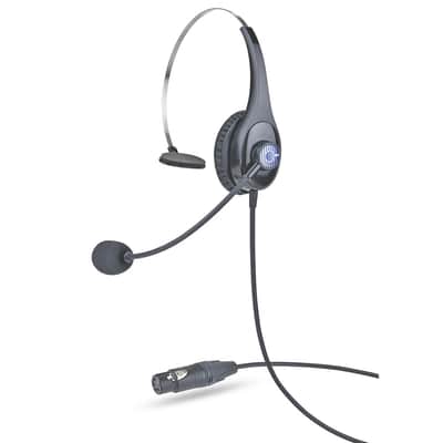Clear-Com CC-28-X4 - Single-Ear Intercom Headset with XLR4F Connector image 1
