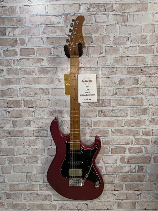 Cort G250 SE Strat Style Electric Guitar - Vivid Burgandy image 1