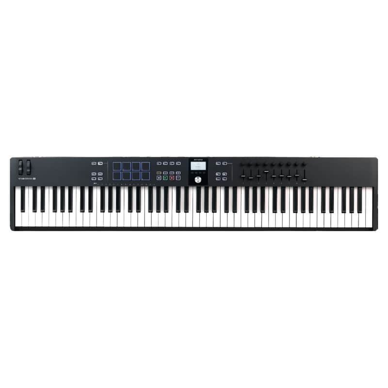 Arturia KeyLab Essential 88 Keys mk3 Piano with Custom DAW Integration, Scale Mode, Chord Mode, and Arpeggiator (Black) image 1