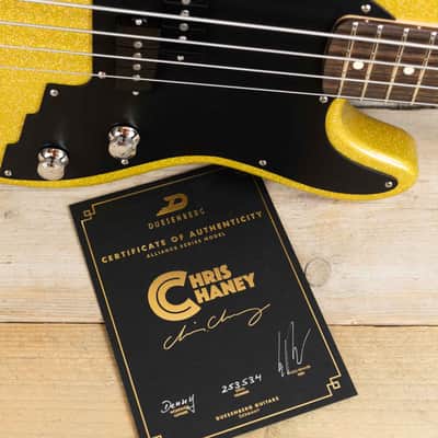 Duesenberg Alliance Chris Chaney Signature 2025 - Gold Sparkle image 5