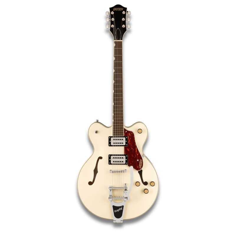 Gretsch G2622T Streamliner Center Block Double-Cut 6-String Right-Handed Electric Guitar with Bigsby B70 Vibrato Tailpiece, Laminated Maple Body and Laurel Fingerboard (Vintage White) image 1