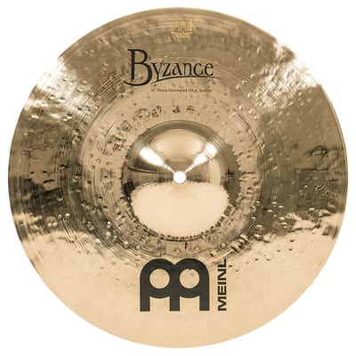 Meinl 14" Byzance Brilliant Heavy Hammered Hihat image 3