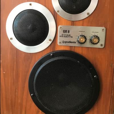 Rare Vintage Gradiente GR 8 Speakers (Garrard) image 6