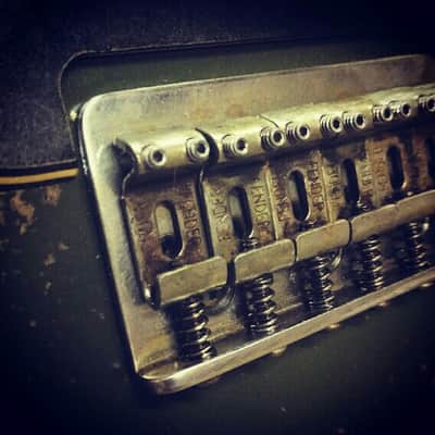 201707 :: Baldman's Relic "We Want You!" Stratocaster in Army Green :: Aged Vintage Roadworn image 12