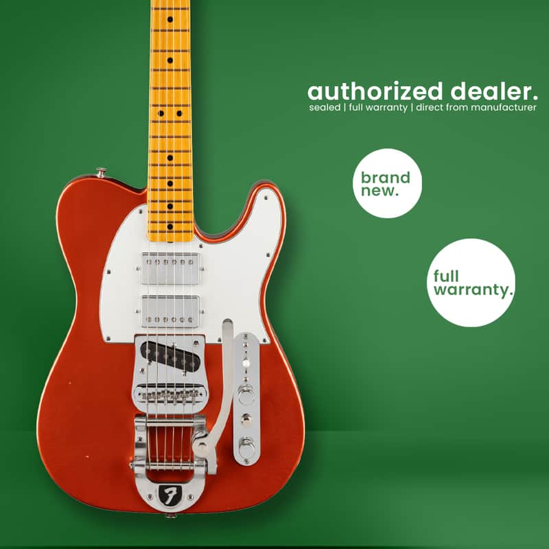 Fender Stories Collection | Mike Campbell Red Dog | Telecaster Electric Guitar | Red Dog Red image 1