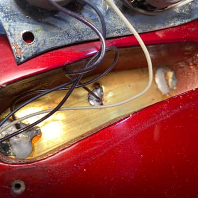 Fender Competition Mustang (Red, 1971) image 11