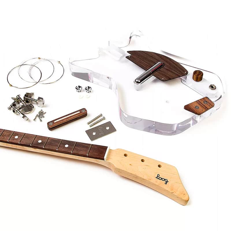 Loog II 3-Stringed Lucite Electric Guitar image 3