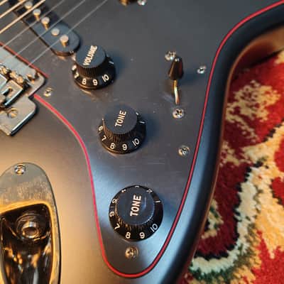 2025 Fender Japan Limited Hybrid II Stratocaster Noir Satin Black - Alder Body - Flagship Tokyo Exclusive - MIJ JD25 image 8