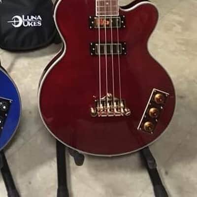 EPIPHONE ALLEN WOODY RUMBLEKAT BASS - WINE RED image 2