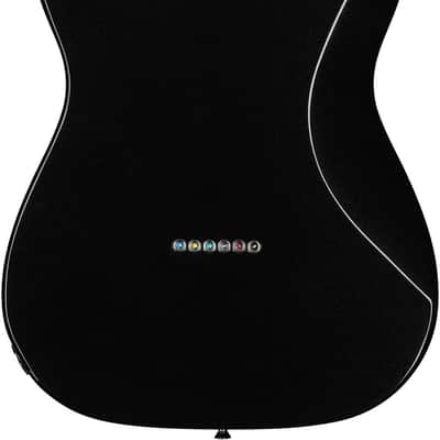 Squier Paranormal Esquire Deluxe Electric Guitar, Maple Fingerboard, Metallic Black image 4