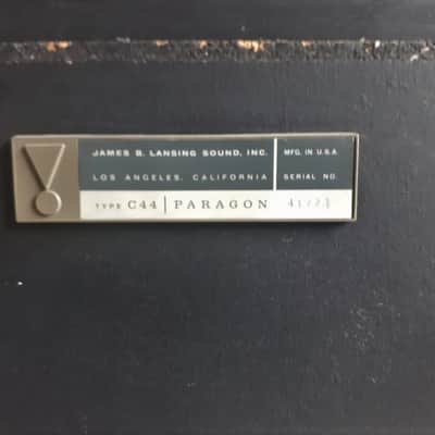 PPU - ORIGINAL 1971 JBL Paragon Speaker D44000 C44 ~ Working Condition ~ Can Deliver ~ MCM image 4