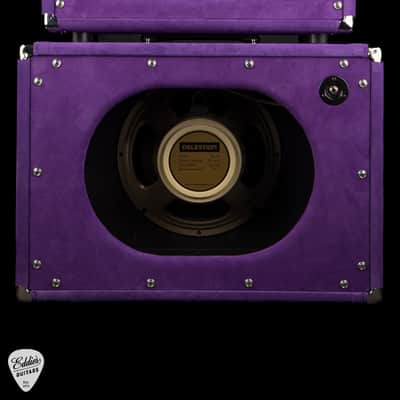 Amplified Nation Bombshell Overdrive 50w Head/1x12 Speaker Cab - Purple Suede & Liquid Gold Leaf #194 image 10
