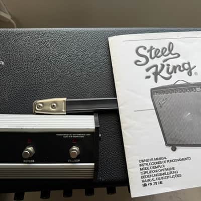 Fender Steel-King 200-Watt 1x15" Solid State Guitar Combo 2004 - 2008 - Black image 4