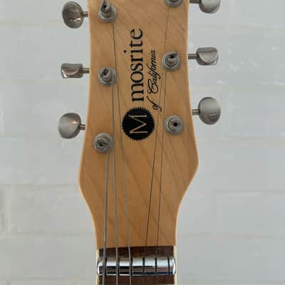 1993 Mosrite Ventures Model '65 Metallic Blue Mint Condition Full Documentation Made in the USA image 5