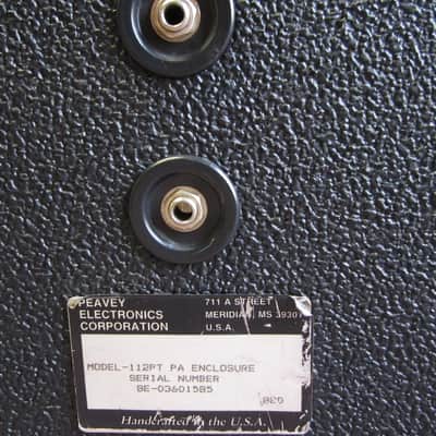 Peavey 112PT PA Enclosure 12-inch Pair with one Peavey stand image 9