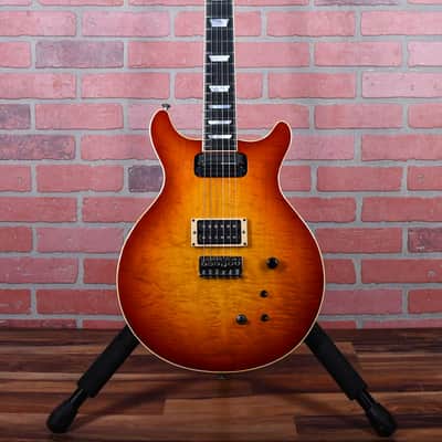 Hamer Custom Sunburst Flame Maple Top Cherry Sunburst Factory Sustainiac 1989 w/OHSC image 4