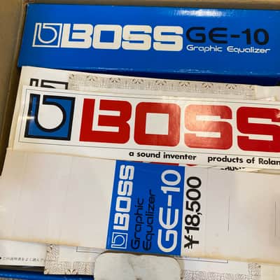 Boss GE-10 Graphic EQ 1976 - 1977 with Original Box (Vintage, Made in Japan, MIJ) image 12