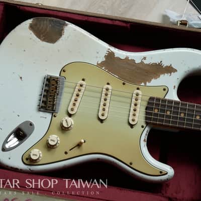 Fender Custom Shop John Cruz 1959 Hardtail Stratocaster Heavy Relic-Sonic Blue image 4