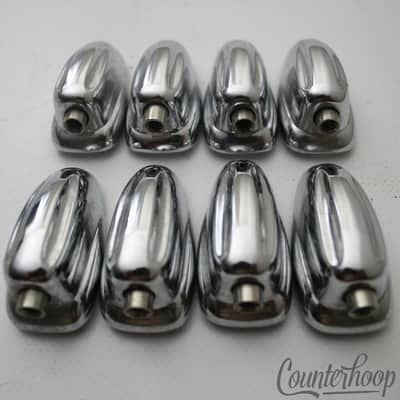 *Slingerland 8x Small Sound King 3Ply Lugs Tom/Snare Drum Hex Chrome USA 70s-80s image 1