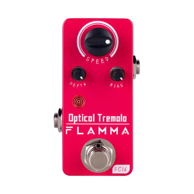 FLAMMA FC16 Optical Tremolo Guitar Effects Pedal Mini Portable True Bypass image 1