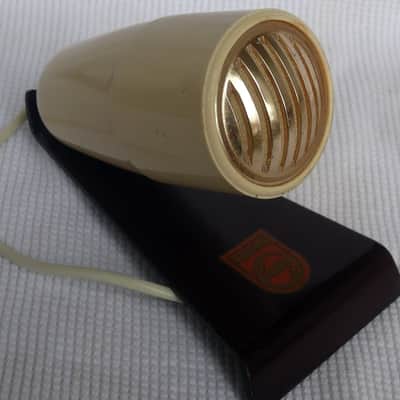 Phillips El 6112 Vintage DYNAMIC Table Microphone image 3
