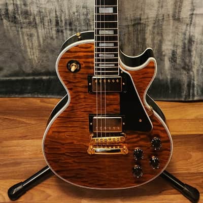 Gibson Les Paul Custom 2025 - 7A Quilt Top Siberian Tiger image 3