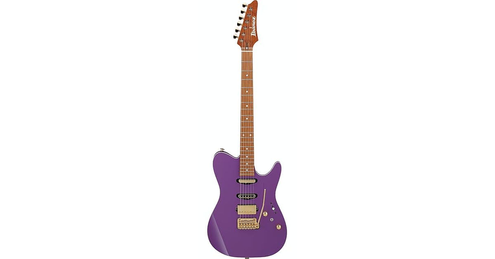 ギター Ibanez Lari Basilio Signature LB1 Ibanez LB1 Lari Basilio Signature Electric Guitar - Violet