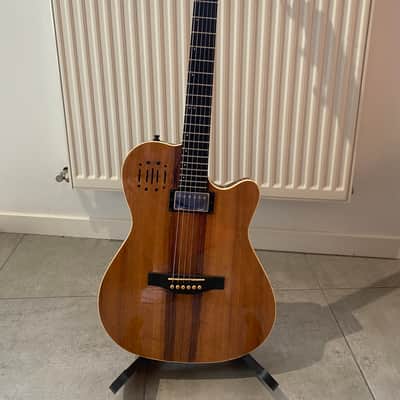 Godin A6 Ultra Koa HG Limited Edition Semi-Hollow 2010s - High-Gloss Natural image 1