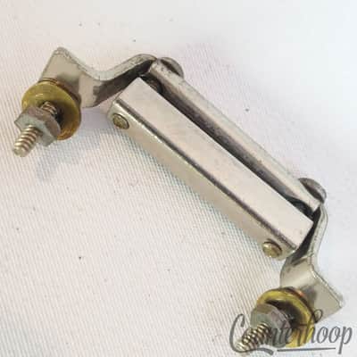 *Ludwig Butt Plate Snare Drum Hardware Nickel 1 7/8" Vintage 10s-20s Chicago USA image 2