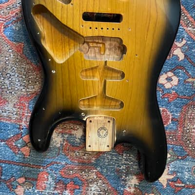 Marty Bell Stratocaster Body - 2-Tone Sunburst image 4