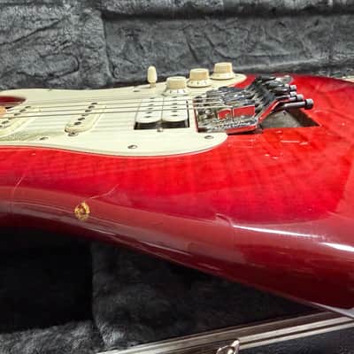 Fender Stratocaster MIJ 1992-1993 - Red Made in Japan Original Contour Body w/Synchronized Tremolo image 19