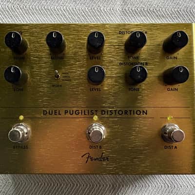 Fender Duel Pugilist Distortion 2021 - Present - Yellow image 3