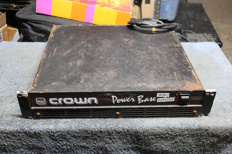 Crown Power Bass 1/ (As Is) 455 Watts Bridge Mono- 240 Watts Per Channel 4ohm image 1