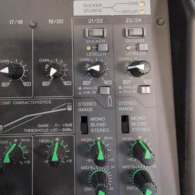 Yamaha MGP24X 24 Channel Analog Mixing Console 2017 - Present - Black image 2
