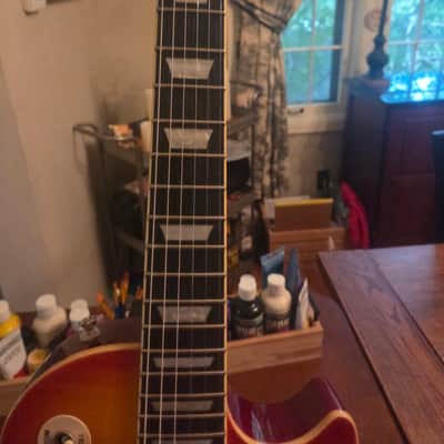 Epiphone Les Paul 1960s Tribute Plus 2010s - Cherry Sunburst image 2