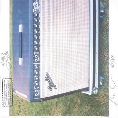 STEVIE RAY VAUGHAN's MAIN Recording and Live Amplifier - 1967 Fender Twin Reverb Electro Voice SRO image 21
