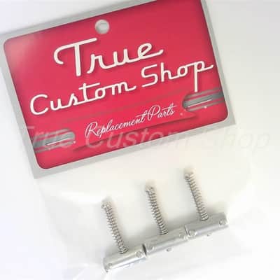 True Custom Shop® Aluminum Compensated Saddles for Fender Telecaster Tele USA 52 & 62 RI image 3