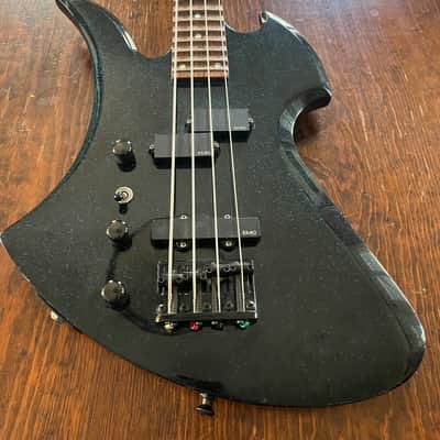 B.C. Rich Mockingbird Neck Through US made Bass Rare Scalloped 1987-1989 MIA image 2