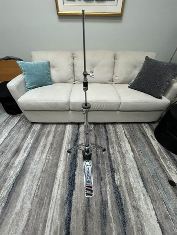 DW DWCP9500TBXF 9000 Series Double-Braced 2 Leg Hi-Hat Stand with Extended Footboard