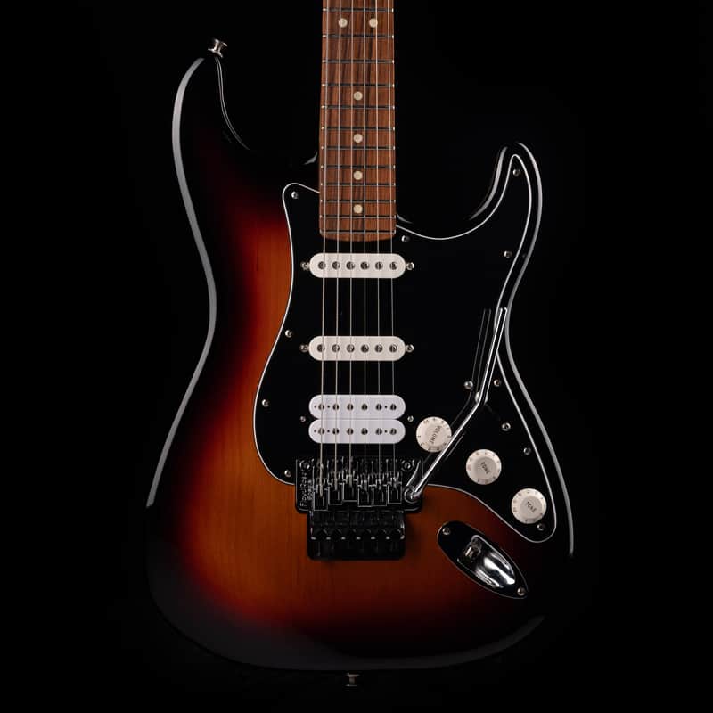 Used 2020 Fender Player Stratocaster HSS Floyd Rose 3-Tone Sunburst with Gig Bag image 1