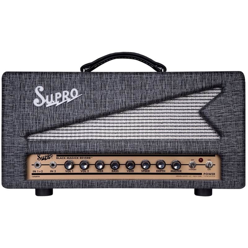 Supro Black Magick Reverb Guitar Amplifier Head (25 Watts), Open Box (Very Good) image 1