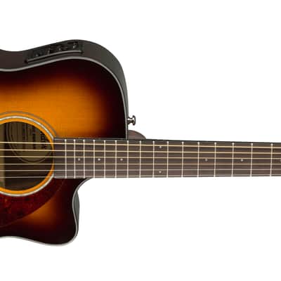 Fender  CC-140SCE Concert, Acoustic/Electric Guitar , Sunburst, with Hard Case image 2