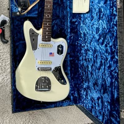 Mint Fender Johnny Marr Jaguar, Rosewood Fingerboard, Olympic White Electric Guitar image 3