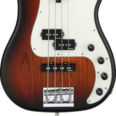 Sadowsky MetroLine 21-Fret Hybrid PJ Bass 4 String, Swamp Ash Body, Almond Sunburst Transparent Satin image 10