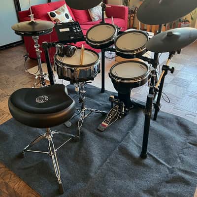 5-piece Electronic Drum Set with 14" Snare, 5" Kick Tower, 3 x 10" Toms, 18" Ride Cymbal, 14" Crash Cymbal, 12" Crash Cymbal, 14" Hi-Hats, and Gen 2 TD-27 Sound Module