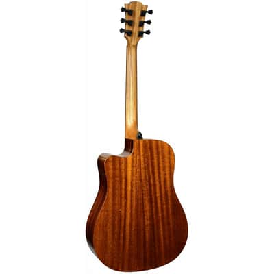 Lag Tramontane T98DCE | Dreadnought Cutaway Acoustic-Electric, Natural. New with Full Warranty! image 5