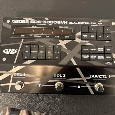 Boss SDE-3000EVH Dual Digital Delay 2023 - Present - Black / Grey Stripes image 1