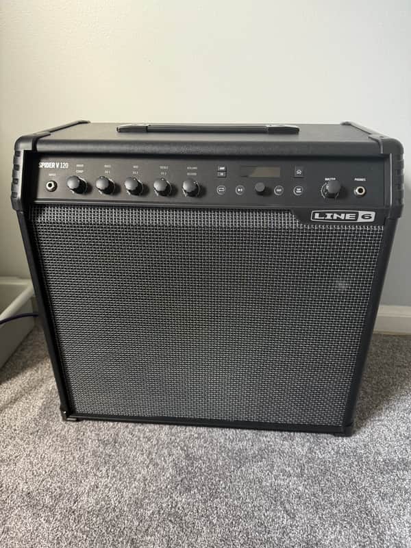 Line 6 Spider V 120 MkII 120-Watt 1x12" Digital Modeling Guitar Combo 2019 - 2021 - Black image 1