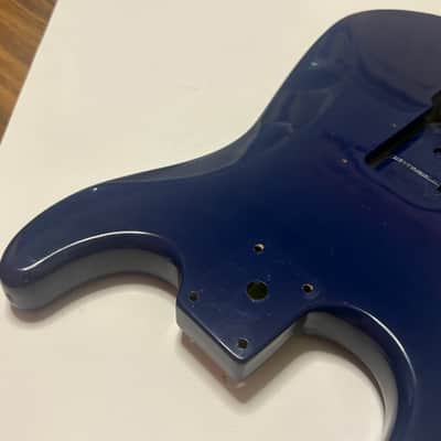Fender Vintage 90s Squier Navy Dark blue Stratocaster body image 6